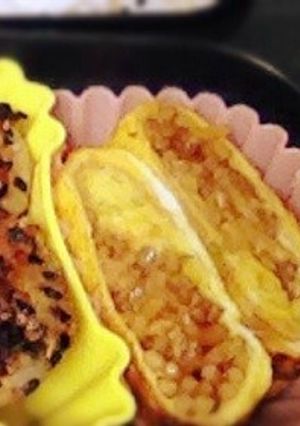 お弁当に♬ソース焼きそば入り卵焼き♬-レシピのメイン写真