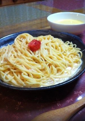 ひと味違う明太子クリームパスタ-レシピのメイン写真