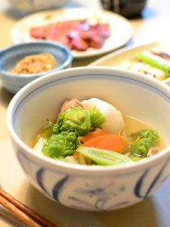 体の芯から温まる餅汁-レシピのメイン写真