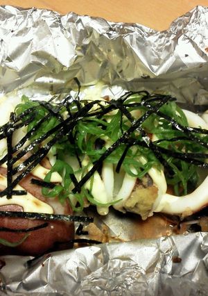 いか一杯でおつまみ1（いかマヨ焼き）-レシピのメイン写真