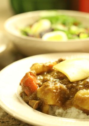 時短！牛ひき肉カレー（同じ具材が３変化）-レシピのメイン写真