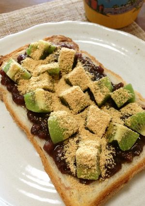 あんことキウイのトースト-レシピのメイン写真
