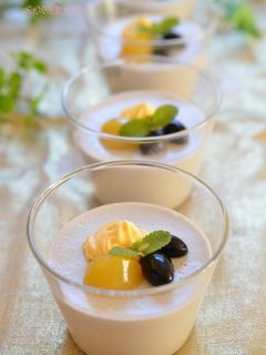 黒豆煮汁で作る♪ふんわり✿黒豆ムース✿-レシピのメイン写真