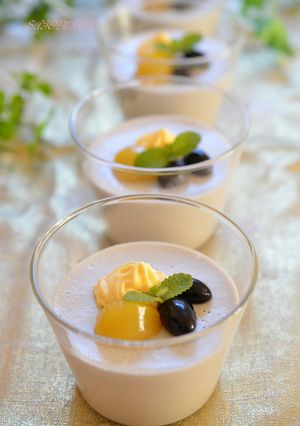 黒豆煮汁で作る♪ふんわり✿黒豆ムース✿-レシピのメイン写真