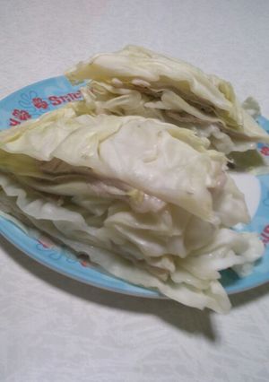 キャベツ豚肉の重ね蒸し-レシピのメイン写真