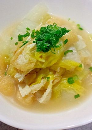 簡単 白菜と油揚げの煮物-レシピのメイン写真