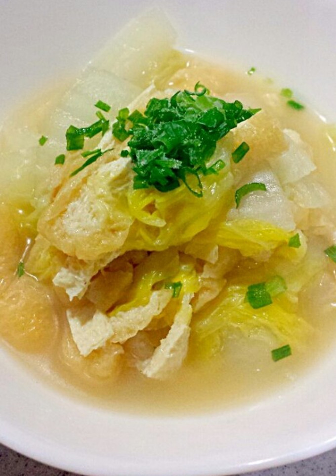 簡単 白菜と油揚げの煮物-レシピのメイン写真