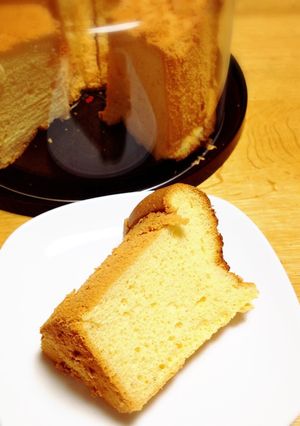 スタンドミキサー☆プレーンシフォンケーキ-レシピのメイン写真