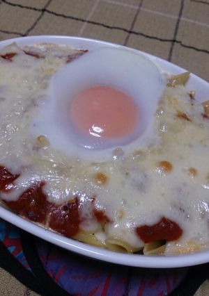 簡単！ミートソースペンネグラタン-レシピのメイン写真