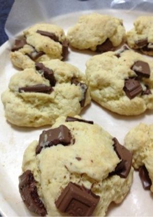 ＨＭと板チョコで！チョコチップスコーン-レシピのメイン写真