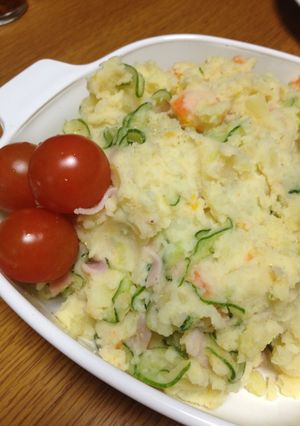 フライパン1つで、ヘルシーポテトサラダ☆-レシピのメイン写真