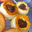 ハートチョコパイ♡