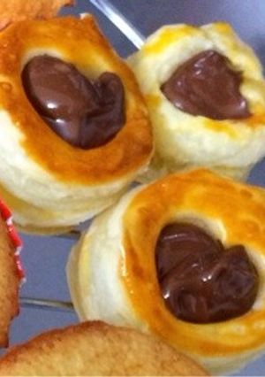 ハートチョコパイ♡-レシピのメイン写真