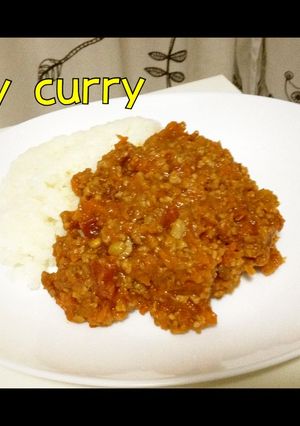 栄養満点!子どもと一緒に♡ドライカレー-レシピのメイン写真
