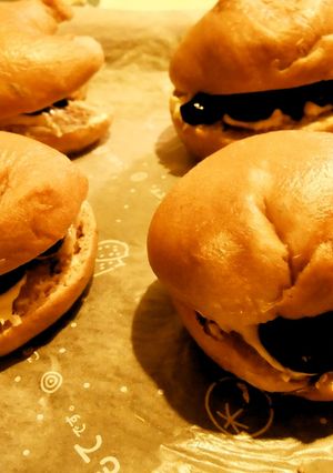 黒豆煮汁も使ってホシノ酵母黒豆ベーグル-レシピのメイン写真