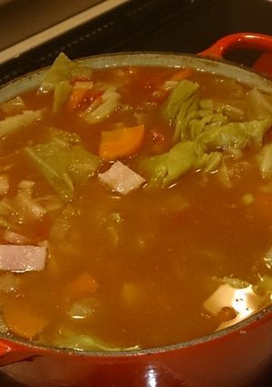食べごたえ満点!野菜たっぷりスープ-レシピのメイン写真
