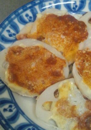 簡単！レンコンのチーズ焼き-レシピのメイン写真