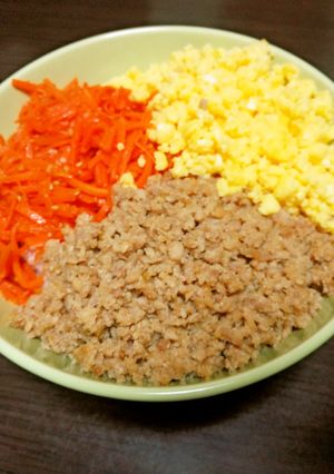 ❤鶏そぼろ❤-レシピのメイン写真