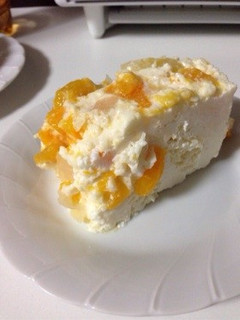 フルーツとヨーグルトのムースケーキ-レシピのメイン写真