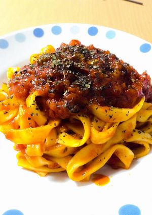 ニンニクとトマトのパスタ-レシピのメイン写真