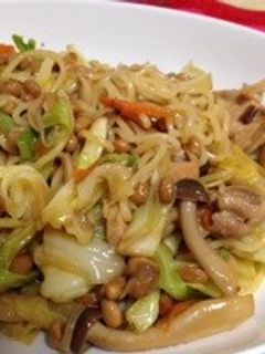 納豆焼きそば-レシピのメイン写真