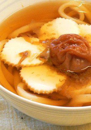 年明けうどん★かまぼこ＆梅干し＆おかか-レシピのメイン写真