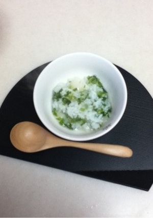 お餅アレンジ　土鍋で七草粥-レシピのメイン写真