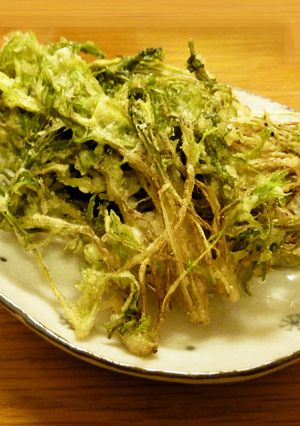 水菜の天ぷら-レシピのメイン写真