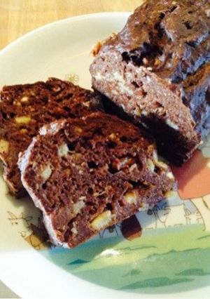 豆腐で超ヘルシー♡バナナチョコケーキ♡-レシピのメイン写真