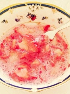 甘くない苺 フレッシュに美味しく♫-レシピのメイン写真