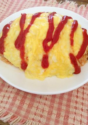 チーズでふわふわとろ〜りオムライス♥-レシピのメイン写真