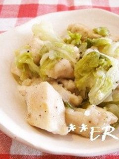 鶏胸肉と白菜のミルフィーユ煮~♪♪-レシピのメイン写真