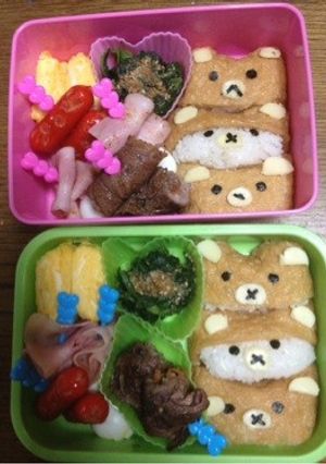 キャラ弁♡リラックマ-レシピのメイン写真