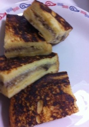 バナナサンドフレンチトースト-レシピのメイン写真