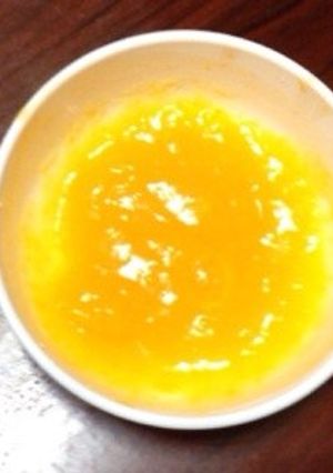 簡単３ステップ離乳食★とろりんみかん-レシピのメイン写真