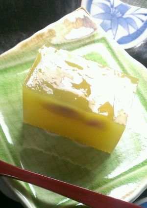 栗きんとんで芋栗羊羮-レシピのメイン写真