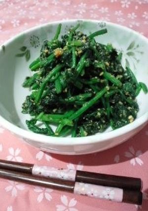 ゆず香るほうれん草のごま和え-レシピのメイン写真