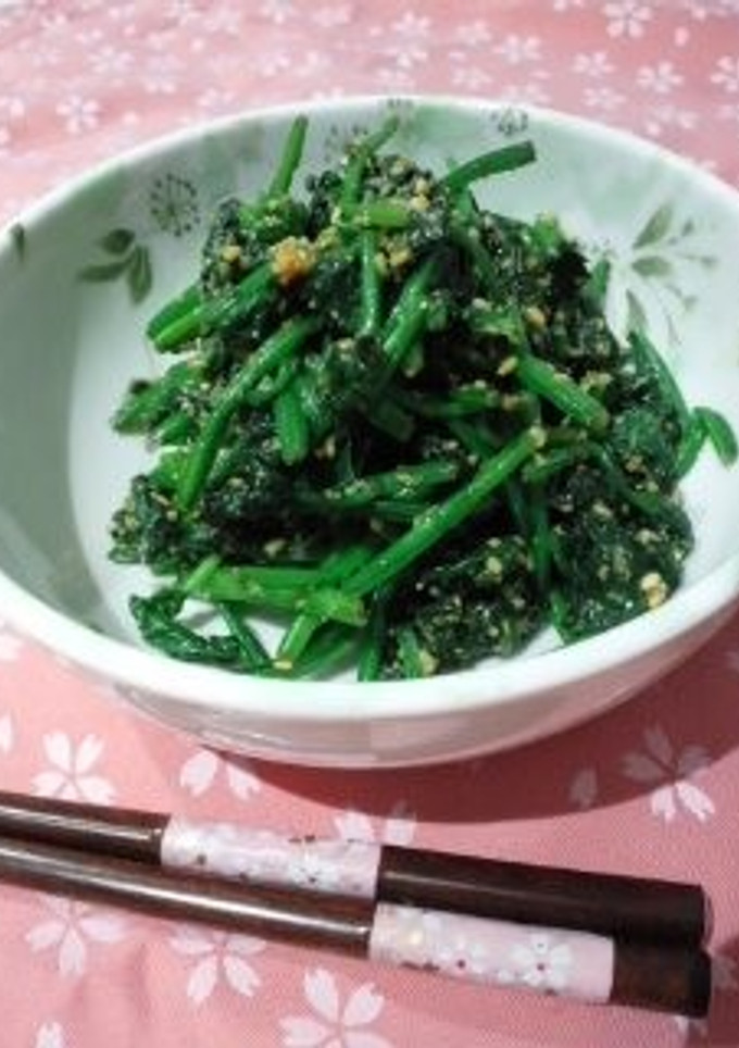 ゆず香るほうれん草のごま和え-レシピのメイン写真