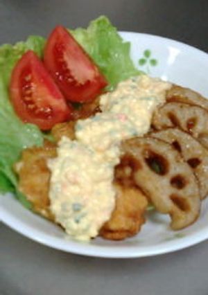 レンコン＆チキン南蛮-レシピのメイン写真