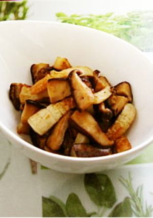 お弁当のおかず★椎茸と竹輪のバター麺つゆ-レシピのメイン写真