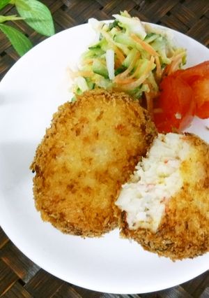 はんぺん大変身で♪カニクリームコロッケ風-レシピのメイン写真