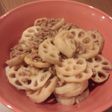蓮根と牛ひき肉のきんぴら