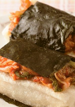 簡単♥♡キムチ餅-レシピのメイン写真