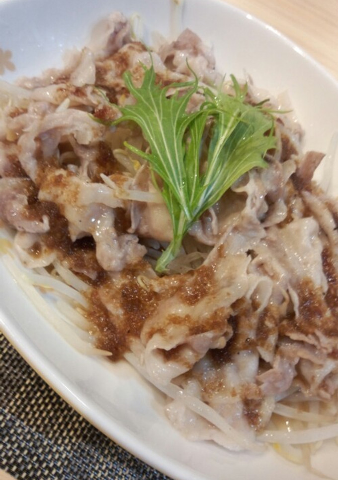 レンジで簡単★蒸し豚もやし♪-レシピのメイン写真