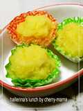 お弁当のおかず★薩摩芋とパインのきんとん