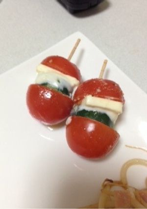パパっと一品☆簡単付け合わせ-トマト--レシピのメイン写真