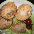 蓮根のはさみ揚げ〜海老と鶏肉〜