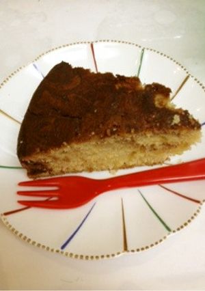 フォークで簡単♪バターケーキ～チョコ風味-レシピのメイン写真