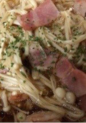えのきベーコンのポン酢蒸し-レシピのメイン写真