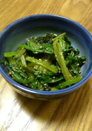 超簡単☆ほうれん草の胡麻和え-レシピのメイン写真